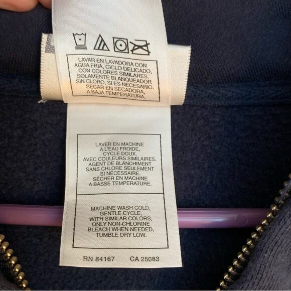 Walt Disneyworld Resort Mickey Mouse Navy full zip Sweatshirt women’s size small - Picture 7 of 7